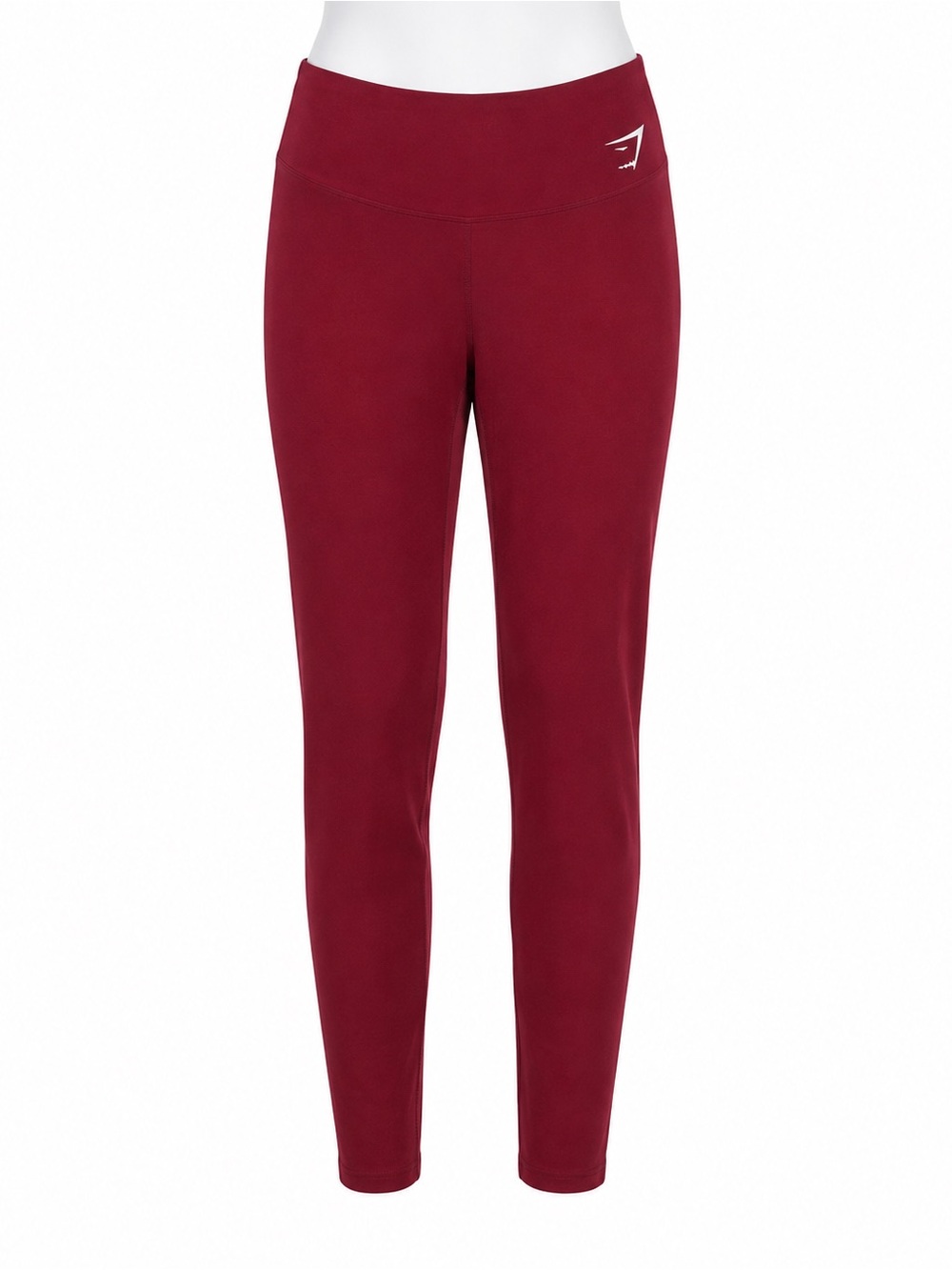 Size S Gymshark High‎ Waisted Training Leggings Burgundy Red Athletic